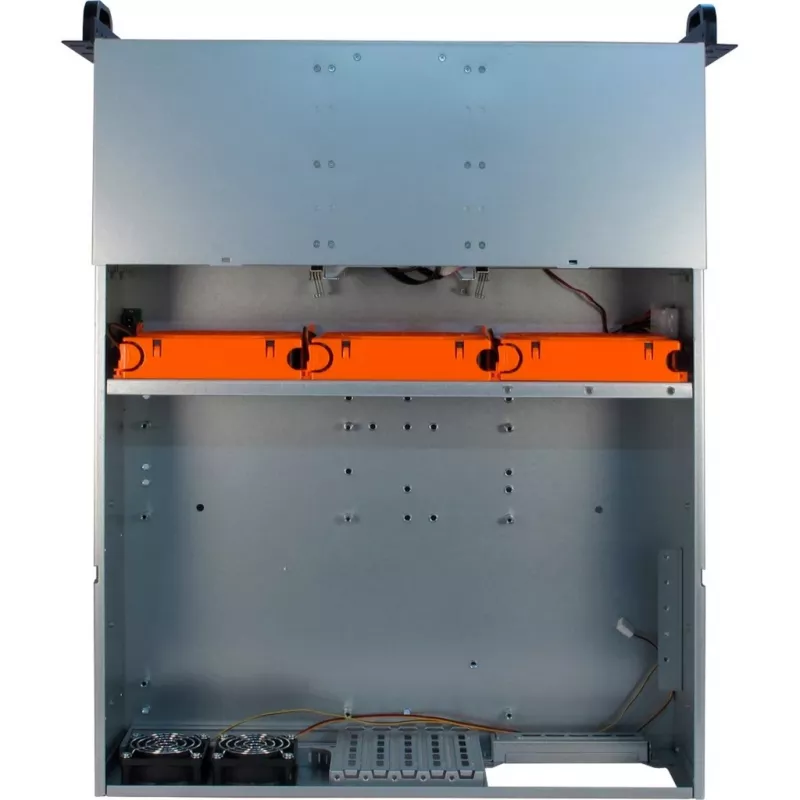 Inter-Tech 3U-30255 Rack musta, ruostumaton teräs