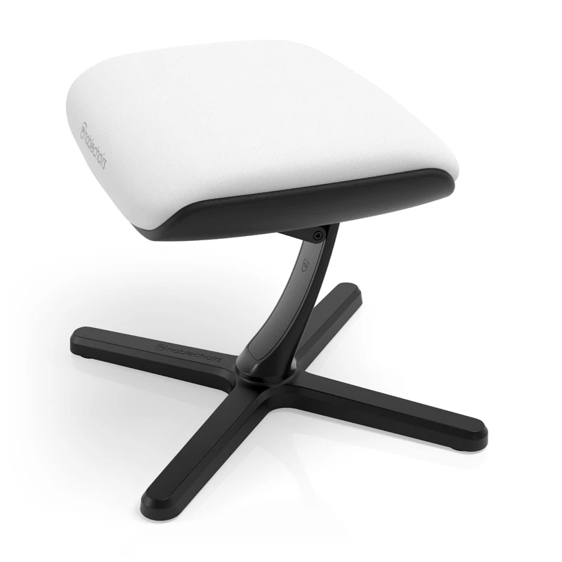 noblechairs-jalkatuki 2 - White Edition