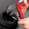 Puristustyökalu Knipex 97 33 03 MultiCrimp PV-liittimille MC4 ja MC4 EVO2