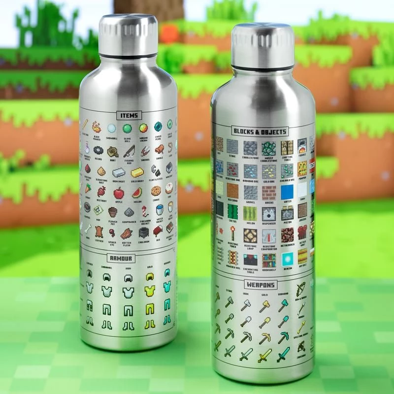 Paladone Minecraft Metallijuomapullo