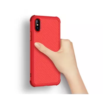 Devia Shark1 -iskunkestävä kotelo iPhone XS Max (6,5) – punainen