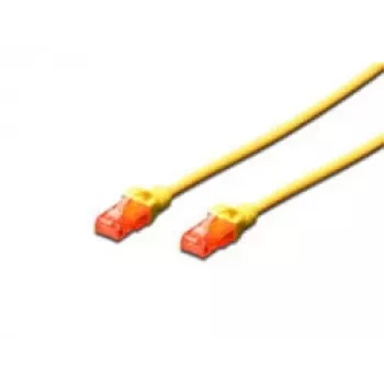 DIGITUS Professional - verkkokaapeli - RJ-45 (M) - RJ-45 (M) - 5,0 m - UTP - CAT 6e - IEEE 802.3 - halogeeniton, valettu, vedonpoisto - keltainen (DK-1617-050/Y)