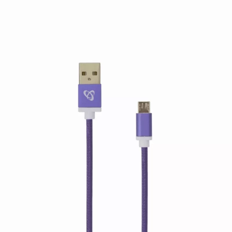 Sbox USB->Micro USB M/M 1 m USB-10315U luumunvioletti