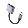 USB-C-audiosovitin SANDBERG PD65W 136-67 USB-C PD -läpiviennillä