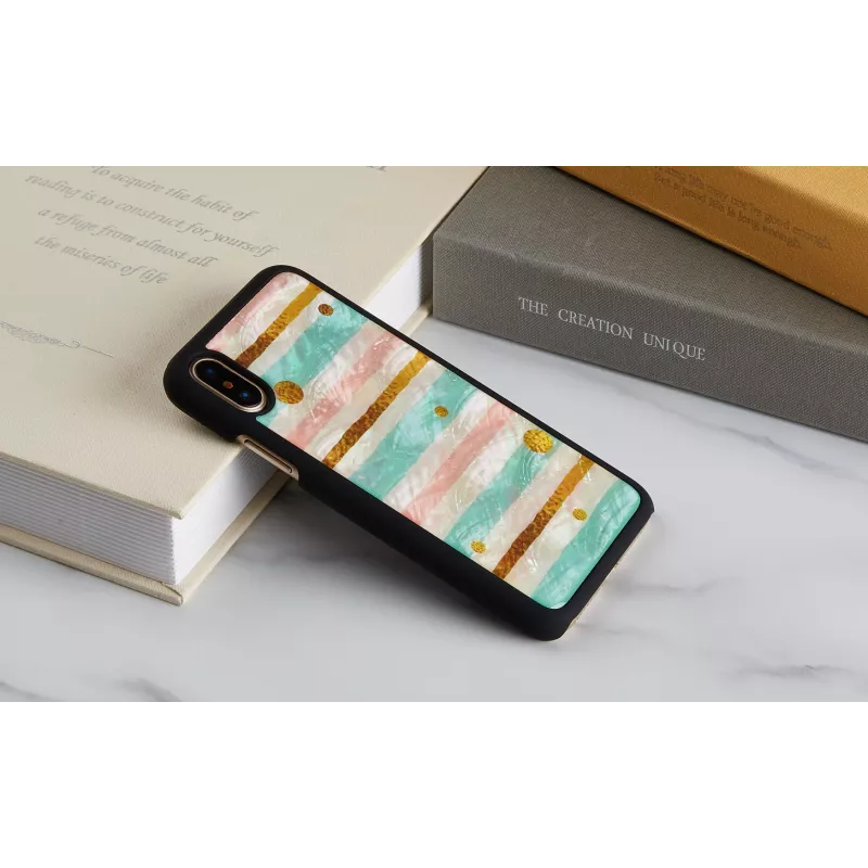 iKins Pop Mint suojakuori iPhone XS/X:lle, musta