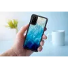 iKins suojakotelo Samsung Galaxy S20:lle — blue lake musta viimeistely
