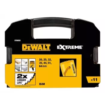 Sarja DeWALT DT90352-QZ reikäsahasarja 7 kpl metallille, muoville, puulle