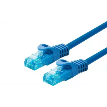 UTP-verkkokaapeli LOGON Cat5e 1,5 m, RJ-45–RJ-45, sininen