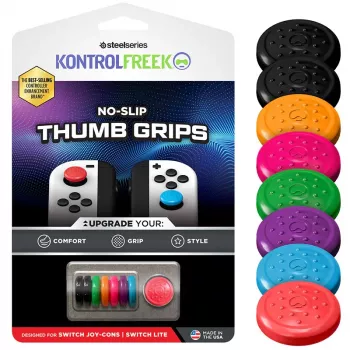 Analogisen sauvan kahvat KontrolFreek 1510-JOY Nintendo Switchille musta sininen vihreä oranssi pinkki lila punainen