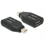 DeLOCK – video-/äänisovitin – HDMI – HDMI, 19-napainen (W) – Mini DisplayPort (M) – (DisplayPort 1.1) – musta (65552)