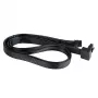 SilverStone SST-PP14-90 12VHPWR-kaapeli, 90 asteen, 650 mm, musta