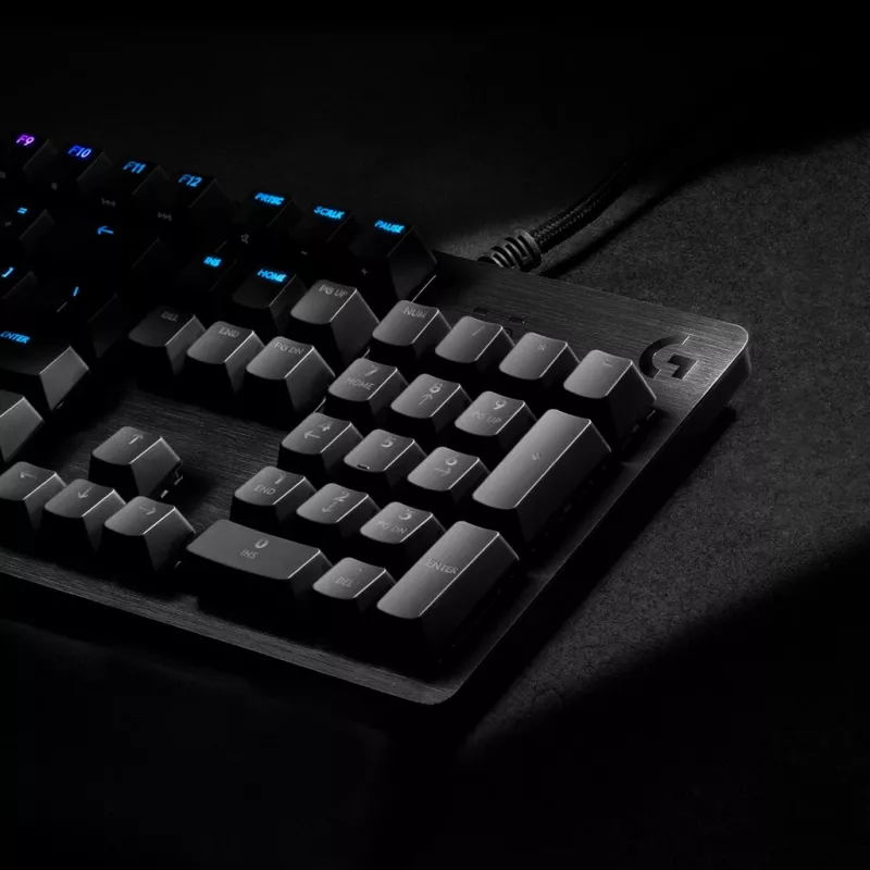 Logitech G512 pelinäppäimistö, musta, johdollinen, sveitsiläinen asettelu, 920-009347