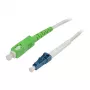 Kuitu-1-säikeinen liitäntäkaapeli 1,0 m LC-SC (APC8Grad) - 9/125u - bevel - G657.A2 - Synergy21 -