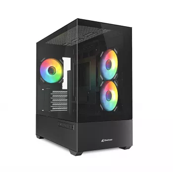 PC-kotelo Sharkoon MK6 RGB Midi Tower valkoinen
