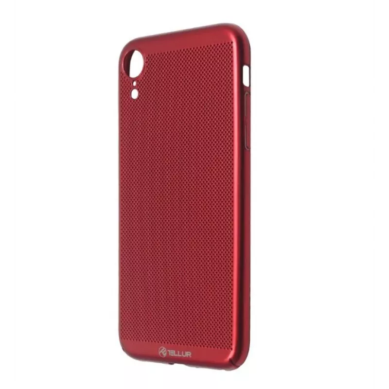 Tellur-puhelinkotelo iPhone XR:lle — punainen, lämmönpoistodesign