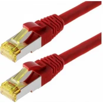 Verkkokaapeli Helos Cat 6a S/FTP 1,5 m punainen
