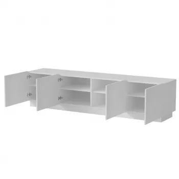 TV-taso cama meble LIVERTI 2000x420x480 mm, valkoinen, lastulevykansi