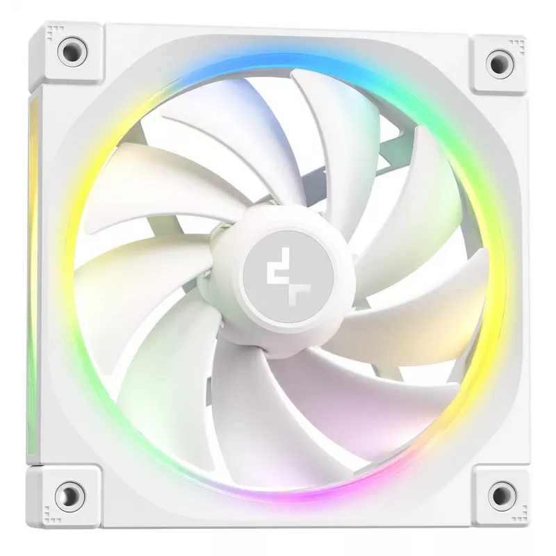 Nestejäähdytin DeepCool LQ360 White, 360 mm jäähdytin, RGB-tuulettimet