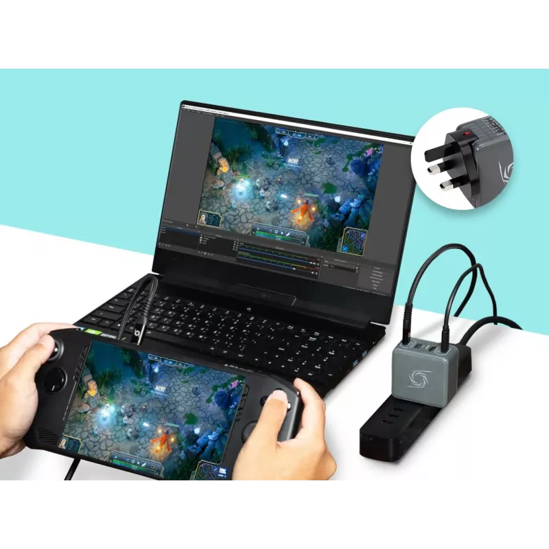 AVerMedia GC313Pro Universal musta AC-pikalaturi sisäkäyttöön