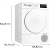 Bosch WTH83277PL vapaasti seisova kuivausrumpu 8 kg