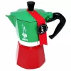 Bialetti Moka Express Italia 6TZ (300 ml) punainen-vihreä