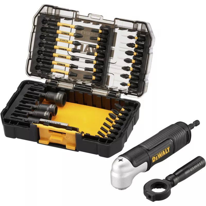 DeWalt FlexTorq DT70782-QZ kärkisarja, 33 kpl, McLaren-ulkoasu, kulmaliitännällä