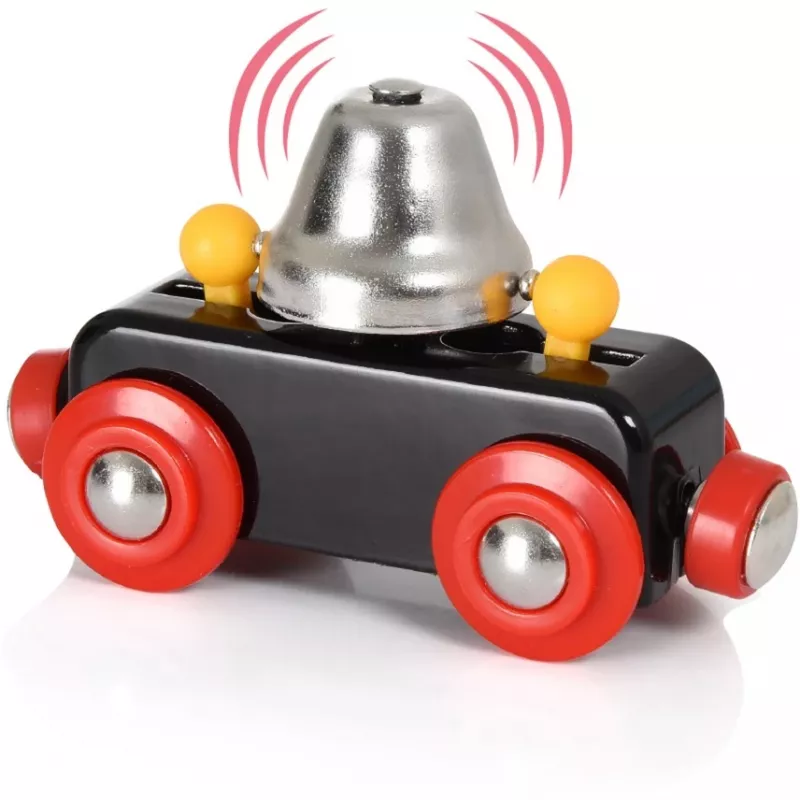 Puinen junavaunu BRIO 33749 kellolla