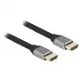 HDMI-kaapeli DeLOCK Ultra High Speed 48 Gbps 8K 60 Hz harmaa 1 m