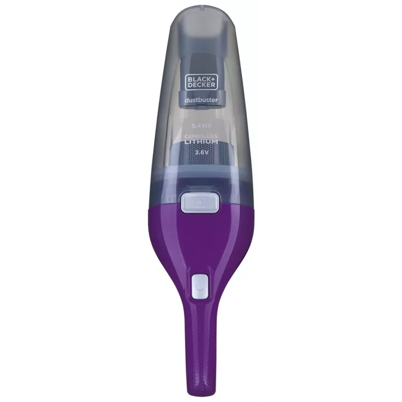 Black & Decker NVC115W käsipölynimuri harmaa, violetti ilman pussia