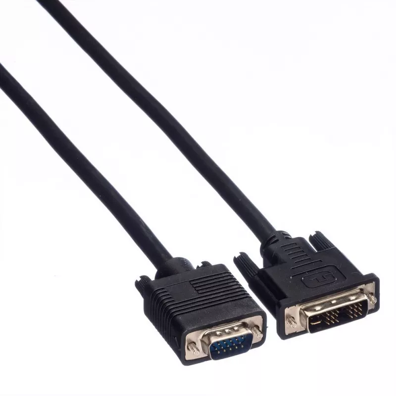 VALUE DVI-VGA-kaapeli, DVI (12+5) uros - VGA uros 3,0 m (11.99.5430)