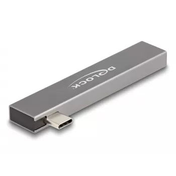 DeLOCK 3 portin ohut USB-keskitin USB Type-C 10 Gbps 2 x USB 2.0