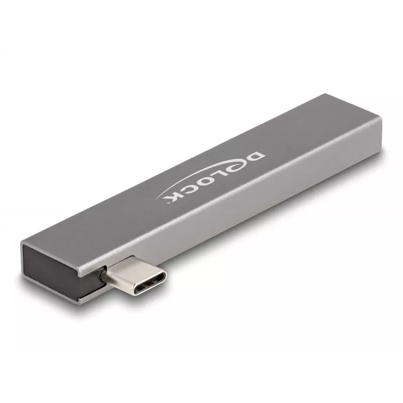 DeLOCK 3 portin ohut USB-keskitin USB Type-C 10 Gbps 2 x USB 2.0