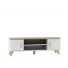 Cama TV-taso LOTTA 160 2D2K valkoinen/sonoma