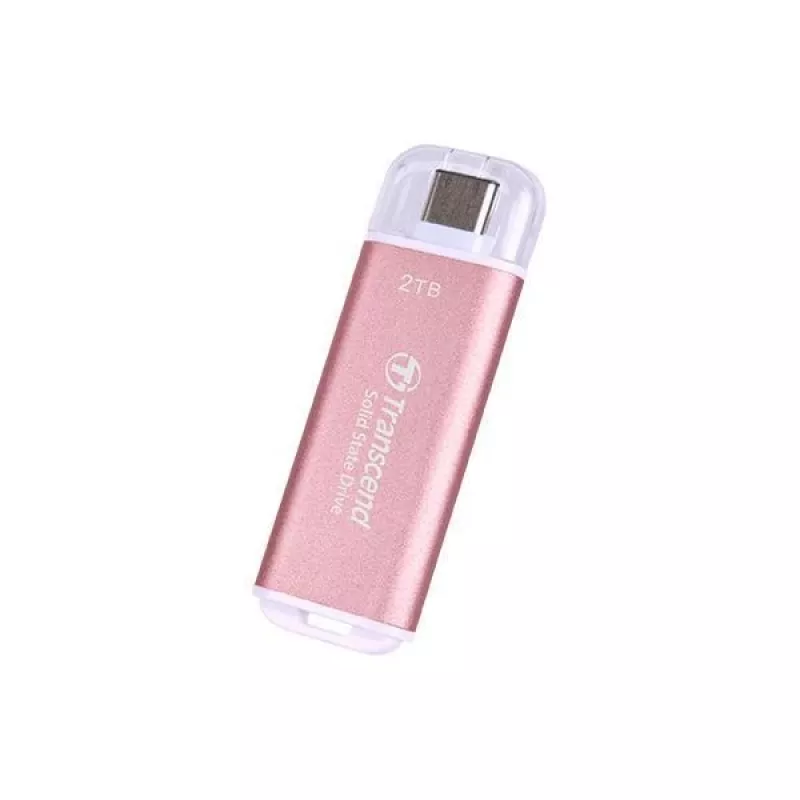 SSD-asema Transcend 512 GB ulkoinen USB Type-C ESD300 pinkki