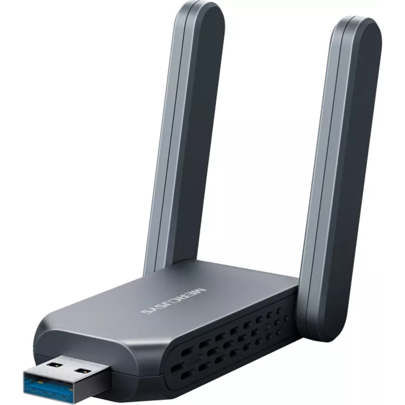 Langaton USB-sovitin MERCUSYS MA37BEH — High-Gain Wi-Fi 7 (BE6500) USB-C/USB-A-yhteensopivuus