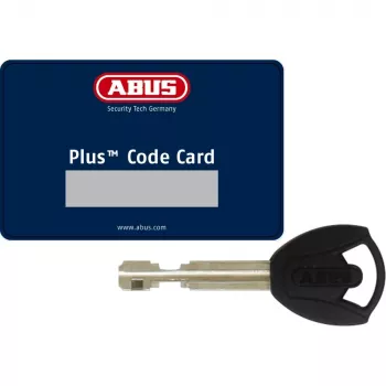 ABUS GRANIT Plus 470 - kaarilukko - musta - 1,4 cm - avain - hopea - FG - FA - Sold Secure Silver - SBSC - Varefakta (11194)