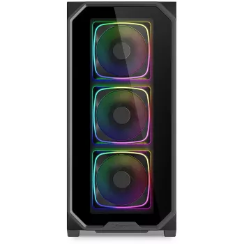 PC-kotelo Sharkoon AK5G RGB Midi Tower musta