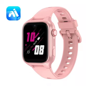Älykello Stelio Junior Pro AI 4G ST-SWJ102-PK — lasten 4G-kello, pinkki
