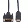 DisplayPort-kaapeli VALUE DP-DVI (24+1) LSOH uros/uros 5 m