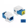 Keystone-moduuli SC Simplex -liitäntä SC Simplex -liitäntään DeLOCK 86832