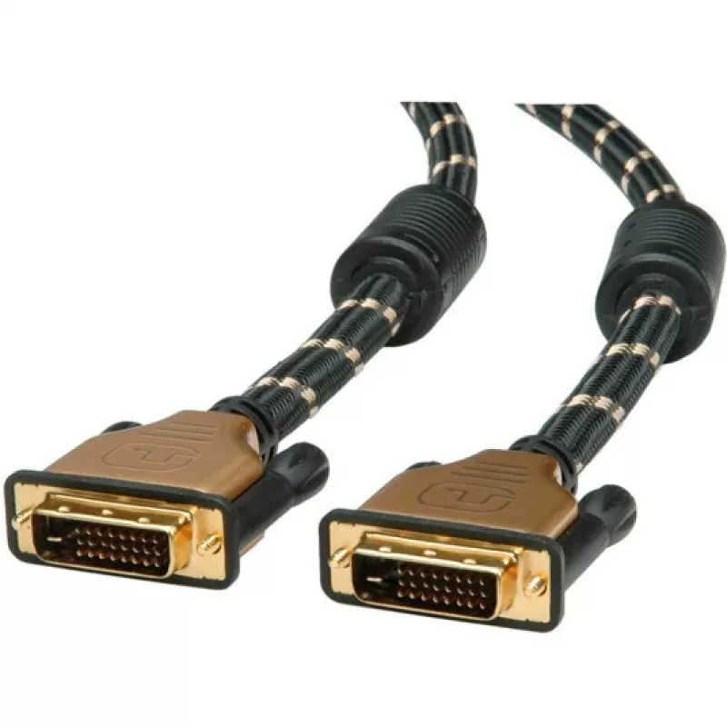 ROLINE GOLD näyttökaapeli DVI, ST-ST (24+1) dual link 1,0m (11.04.5511)