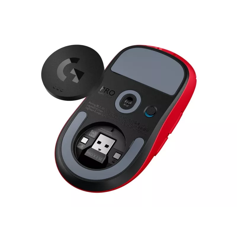 Logitech G PRO X SUPERLIGHT 2 SE hiiri - pelaaminen - langaton - punainen