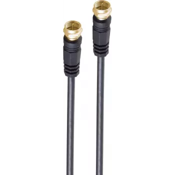 Koaksiaalikaapeli ShiverPeaks BS80098-G-128CP-S 10 m F musta