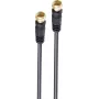Koaksiaalikaapeli ShiverPeaks BS80098-G-128CP-S 10 m F musta