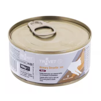 Märkäruoka kissoille TROVET 100 g — nauta, aikuinen, munuaistuki, kosteus 76%, proteiini 9,7%, rasva 6,3%