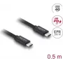 C2G USB 2.0 A kulma Micro-USB B kulma kaapeli - USB-kaapeli - Micro-USB Type-B (uros) - USB (uros) - 2 m - 90° liitin, kulmaliitin - musta