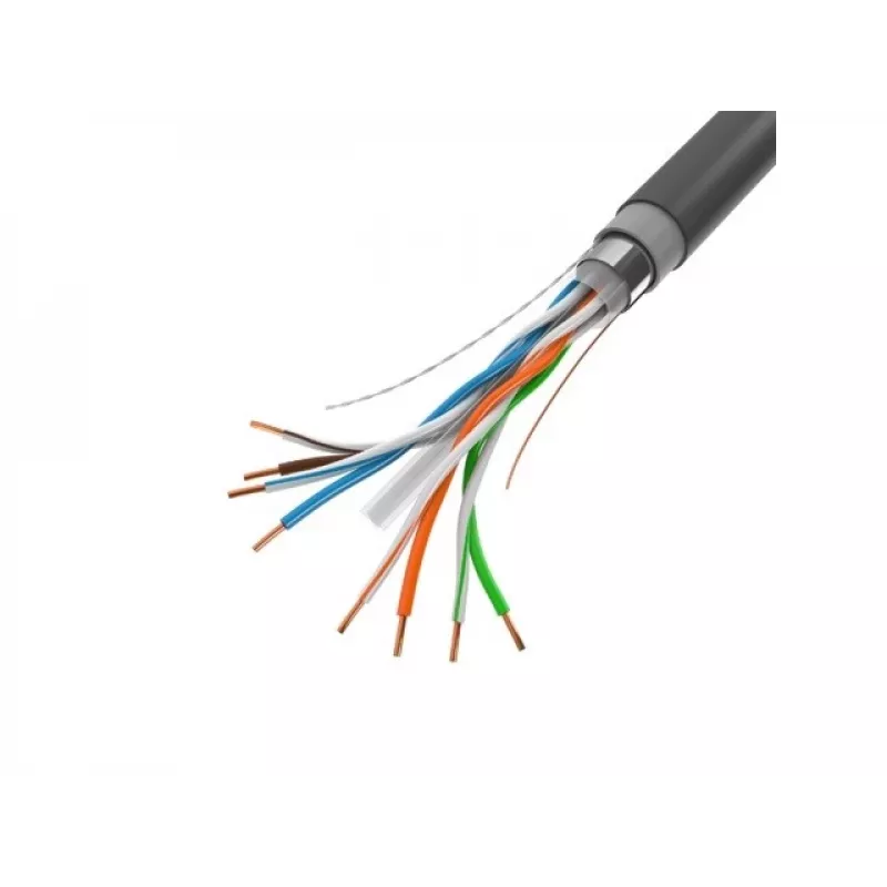 Lanberg LCF6-21CU-0305-BK verkkokaapeli musta 305 m Cat6 F/UTP (FTP) ulkokäyttöön