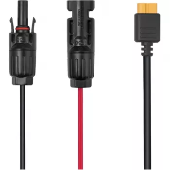 Kaapeli EcoFlow LMC4-XT60I-2,5M aurinkopaneeleille, XT60i-liitäntä, 2,5 m, musta/punainen