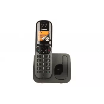 Panasonic KX-TGC 210 PDB DECT-puhelin musta numeronäytöllä
