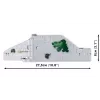 Rakennussarja Cobi Deutscher Bunker Regelbau 667/642 malli COBI-3136 – yksityiskohtainen palikkasarja